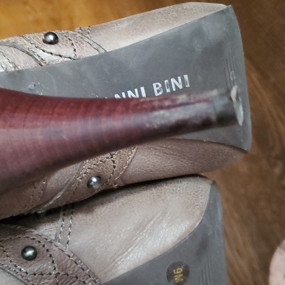 Sexy Gianni Bini High Heel Leather Boots - Picture 6 of 11